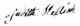 Judith Mellish signature